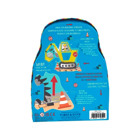 Puzzle Floss & Rock 12 piezas Construcción