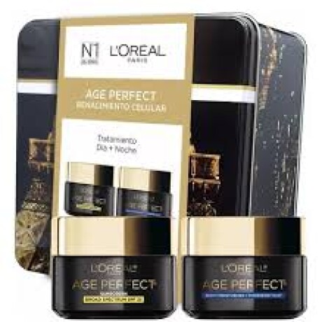 Set Loreal Paris Age Perfect Renacimiento Celular (Dia + Noche + Lata) Set Loreal Paris Age Perfect Renacimiento Celular (Dia + Noche + Lata)