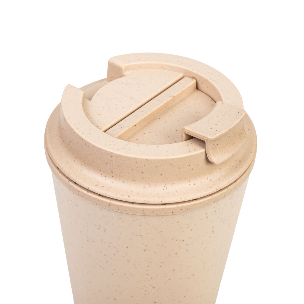 VASO CON TAPA POLIPROPILENO MULTICOLOR 350ML