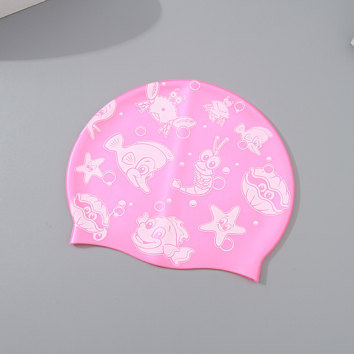 Gorra De Natación - Mundo Marino Rosa 