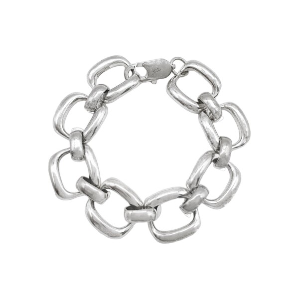 Pulsera Cuadrados-Plata 925-Sin piedra-PU3030 sinpiedra