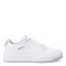 Championes de Mujer Puma Court Classic Blanco - Celeste - Plateado