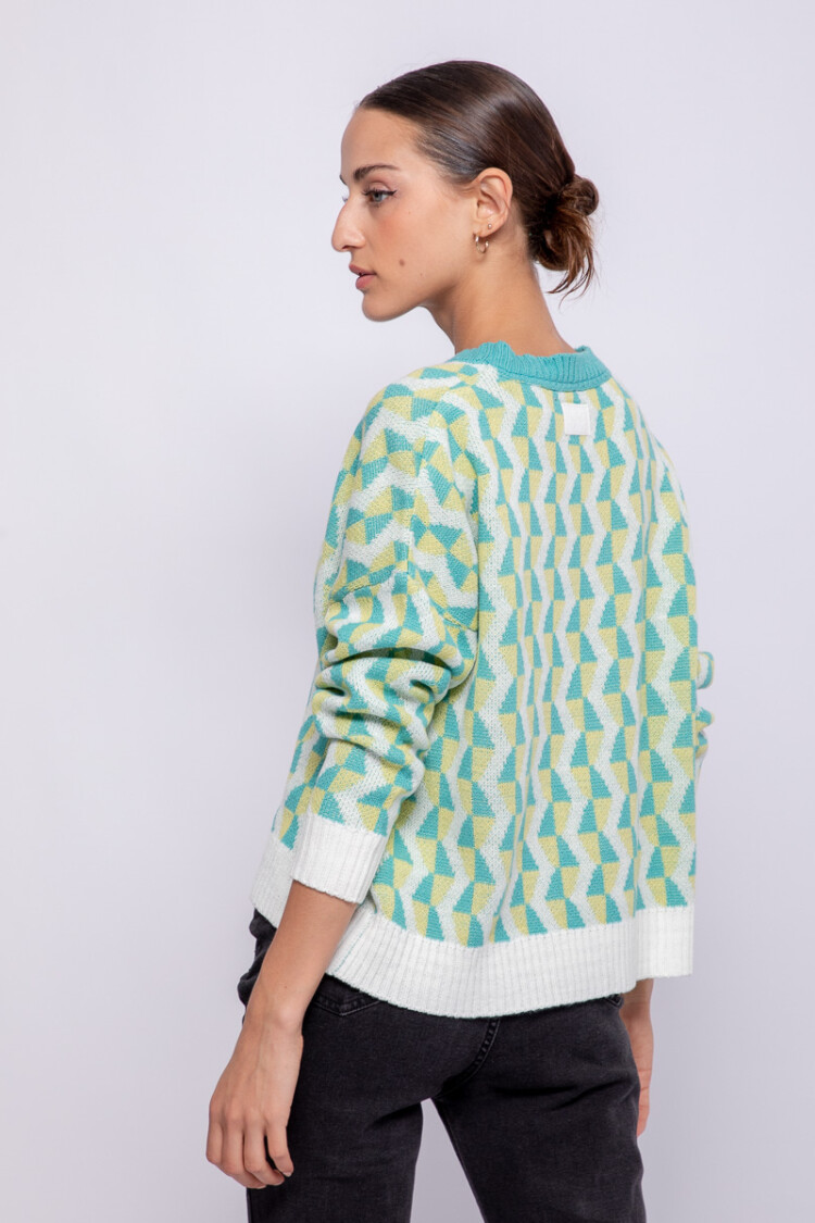 SWEATER MERLIN Verde Grecia