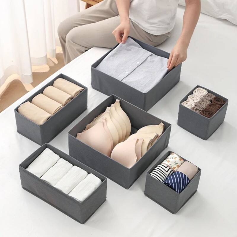 Set Organizador Ropero Armario X8 Almacenamiento Plegable Set Organizador Ropero Armario X8 Almacenamiento Plegable