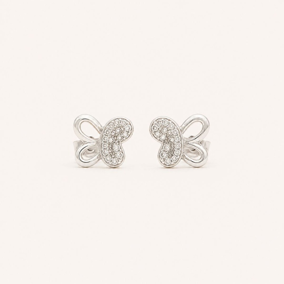 Caravanas Butterfly - Plata 925 
