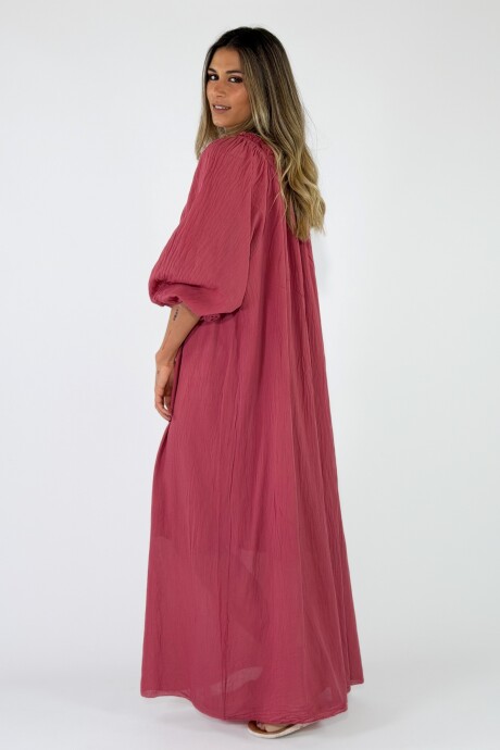 VESTIDO MUSTIQUE Ladrillo