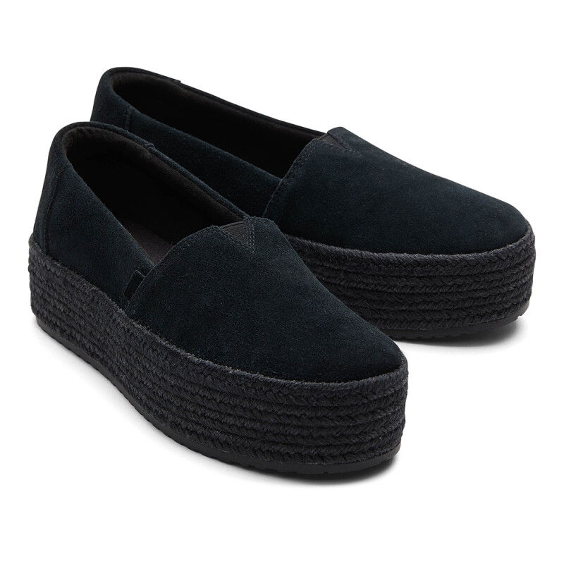 Alpargatas Suede Wm Valcia Esp Mujer Black
