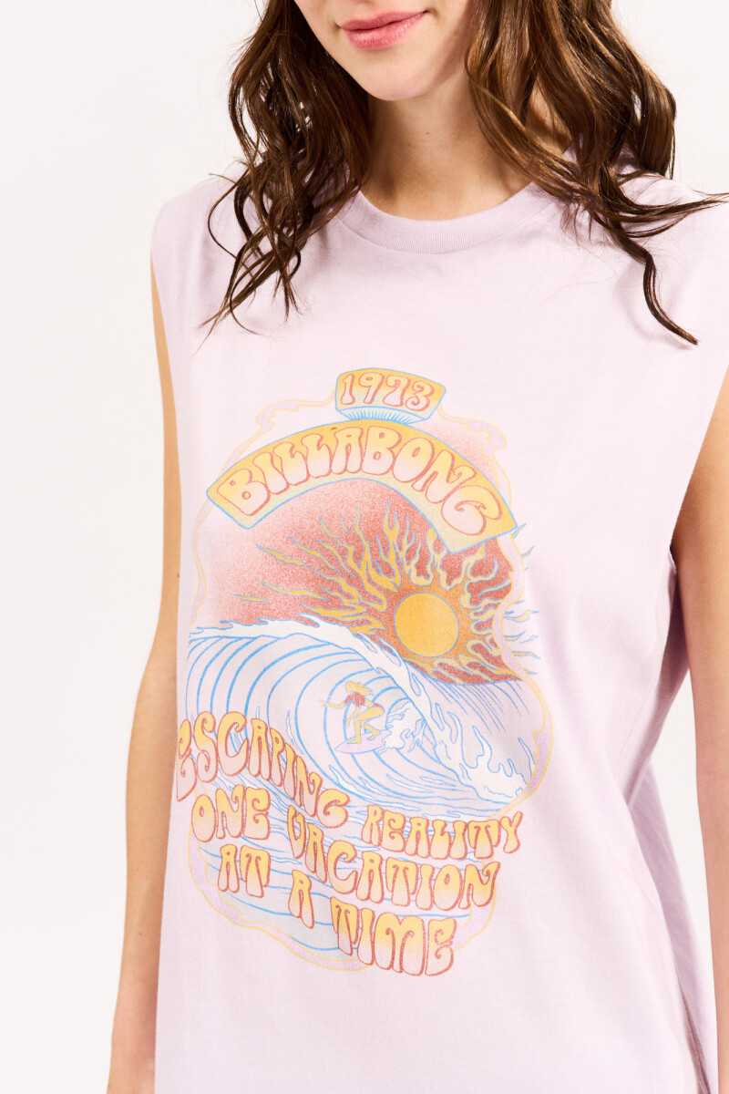 MORNING SURF DRESS V-violeta