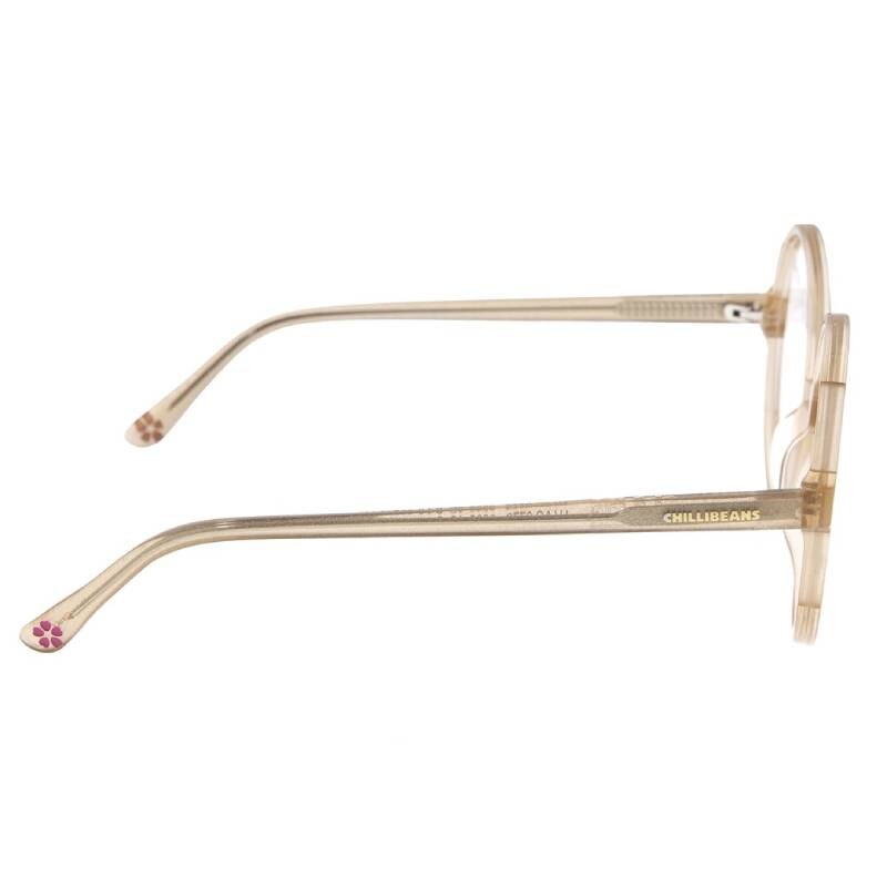 Armazón Chilli Beans Newcastle Beige Brilloso