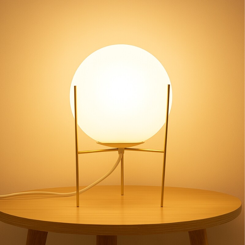 LUMINARIA DE MESA PIREO Luminaria de Mesa Pireo Blanca