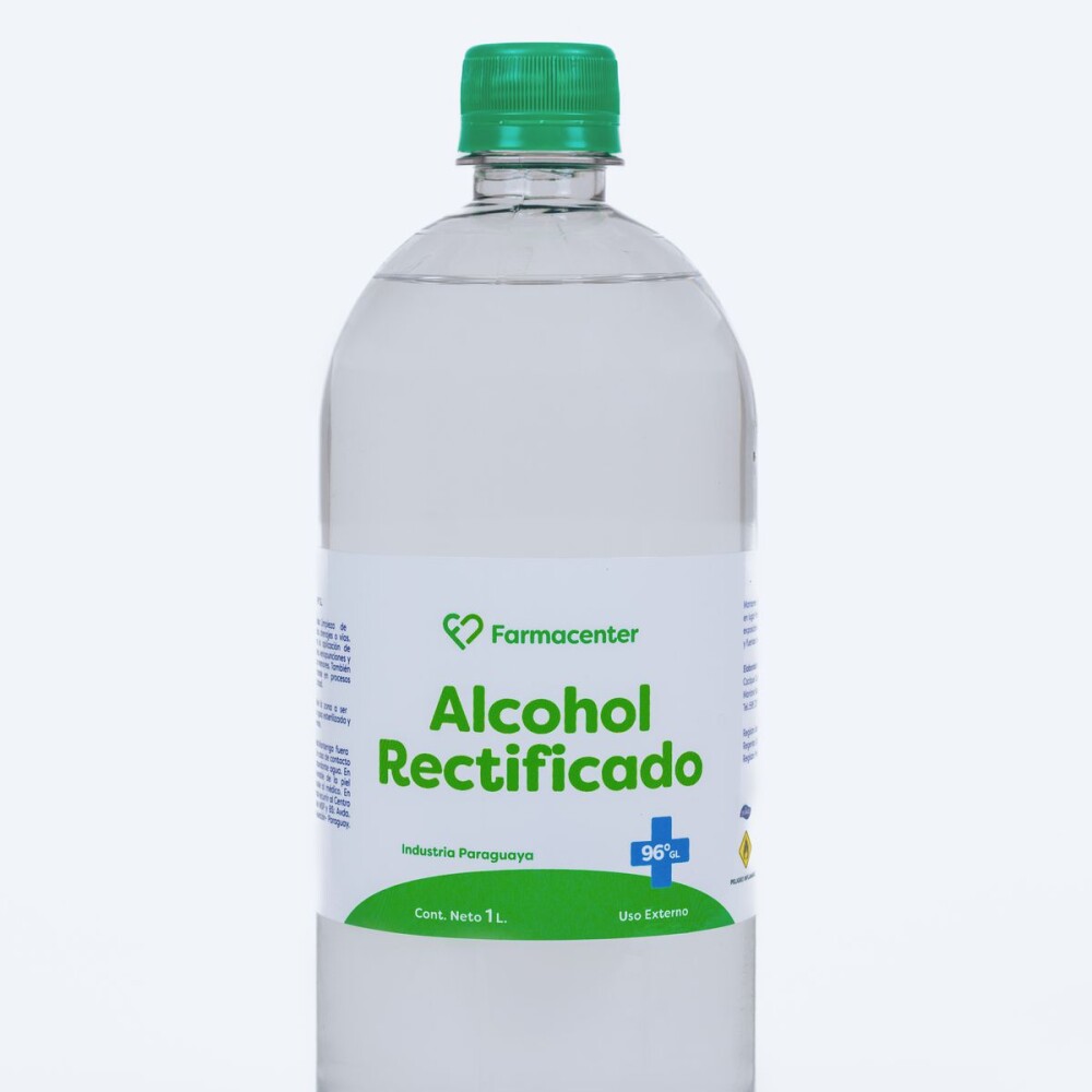 ALCOHOL RECTIF. FARMACENTER FR. X 1000 M única