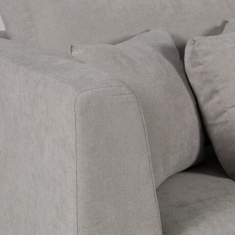Rinconera Belfast - Tela Microfibra - Chaise derecho 2228 (Gris)
