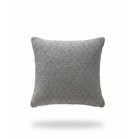 COJIN CUAD GRIS 43X43CM Unica