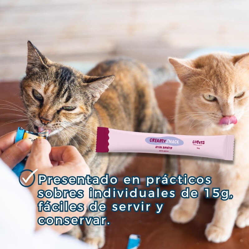 PURÉ LOPETS CREAMY SNACK GATO ATUN 60 GRS PURÉ LOPETS CREAMY SNACK GATO ATUN 60 GRS