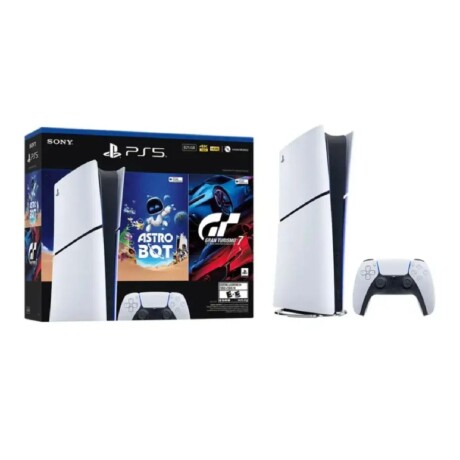 Consola PS5 PlayStation 5 Digital Sony Slim + AstroBot, GT7 Consola PS5 PlayStation 5 Digital Sony Slim + AstroBot, GT7