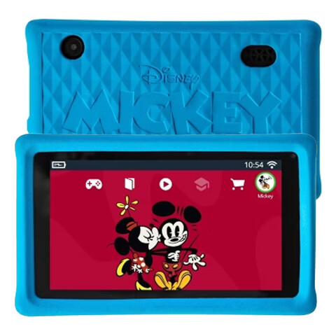 Tablet Pabble Gear Kids Mickey Frozen Cars Toy Store 7" CELESTE