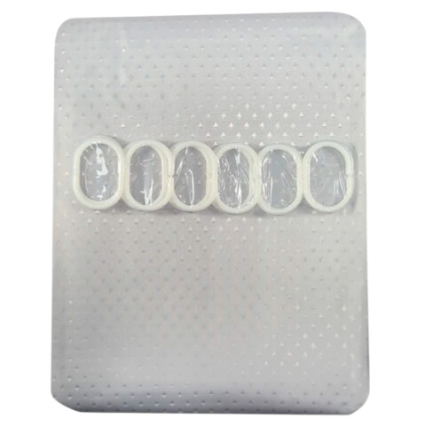 Cortina De Baño Ducha De Vinilo Plástico Varios Diseños Color Variante Gris