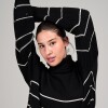 Buzo tejido rompe viento slowly Black/off White
