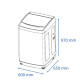 Lavarropas JAMES WMTJ-1080 F2 Carga Superior 10 kg – 800 RPM Lavarropas JAMES WMTJ-1080 F2 Carga Superior 10 kg – 800 RPM