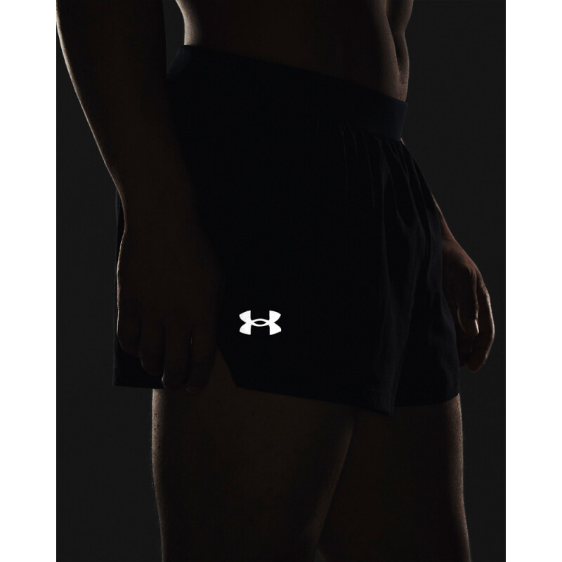 UA LAUNCH SPLIT PERF SHORT-BLK BLK-001