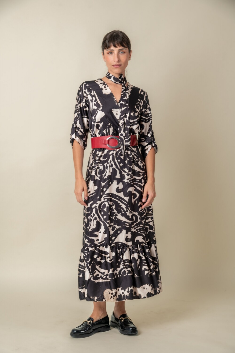 VESTIDO LIRIO DE LUNA Negro