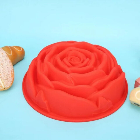 Molde de Silicona Rosa Molde de Silicona Rosa