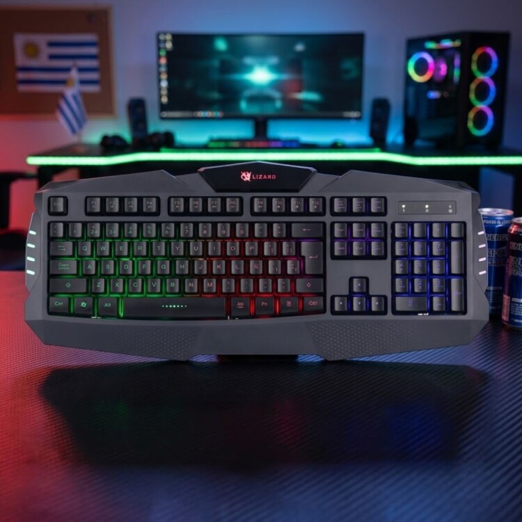 Teclado Gamer Lizzard USB Led Retroiluminado XZZ-TE-02 Teclado Gamer Lizzard USB Led Retroiluminado XZZ-TE-02