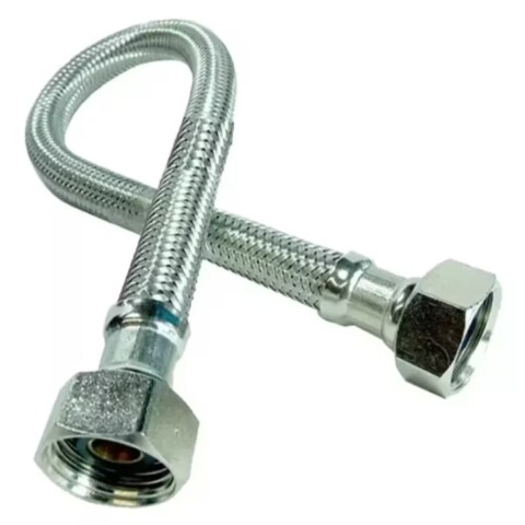 Colilla acero inox. 60cm 3/8x1/2" Colilla Acero Inox. 60cm 3/8x1/2"