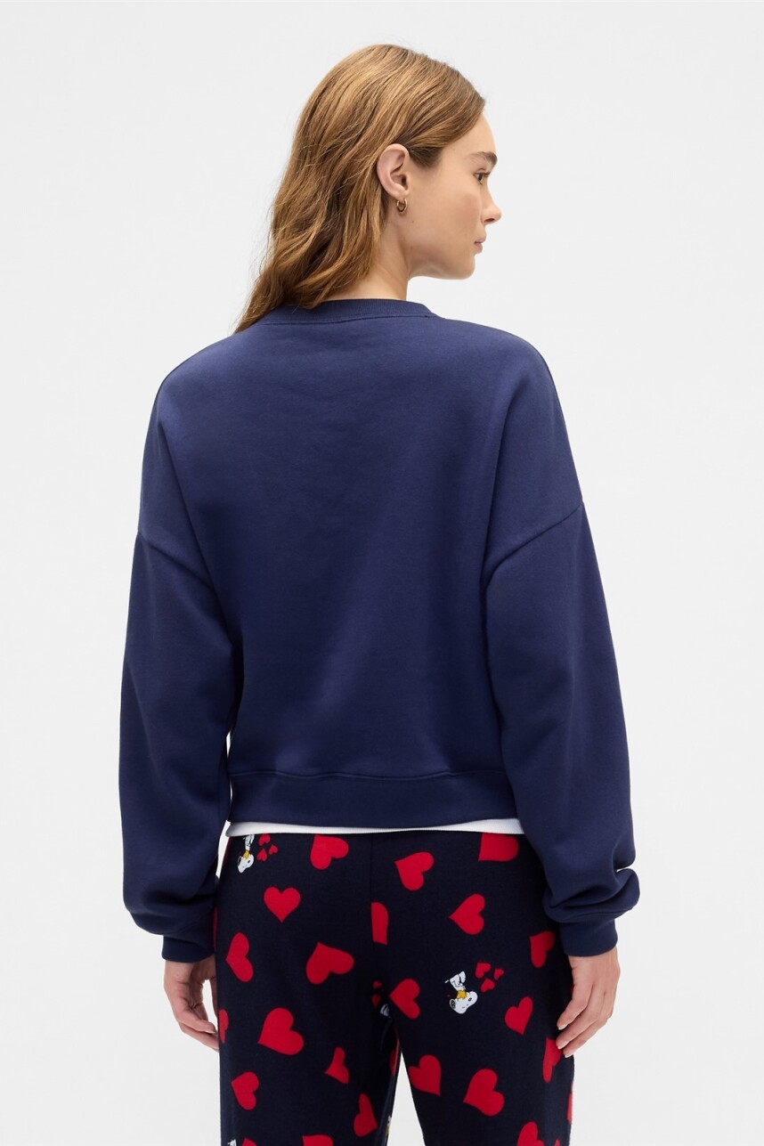 Buzo Deportivo Logo Gap Snoopy Mujer Sp Snoopy Heart Logo