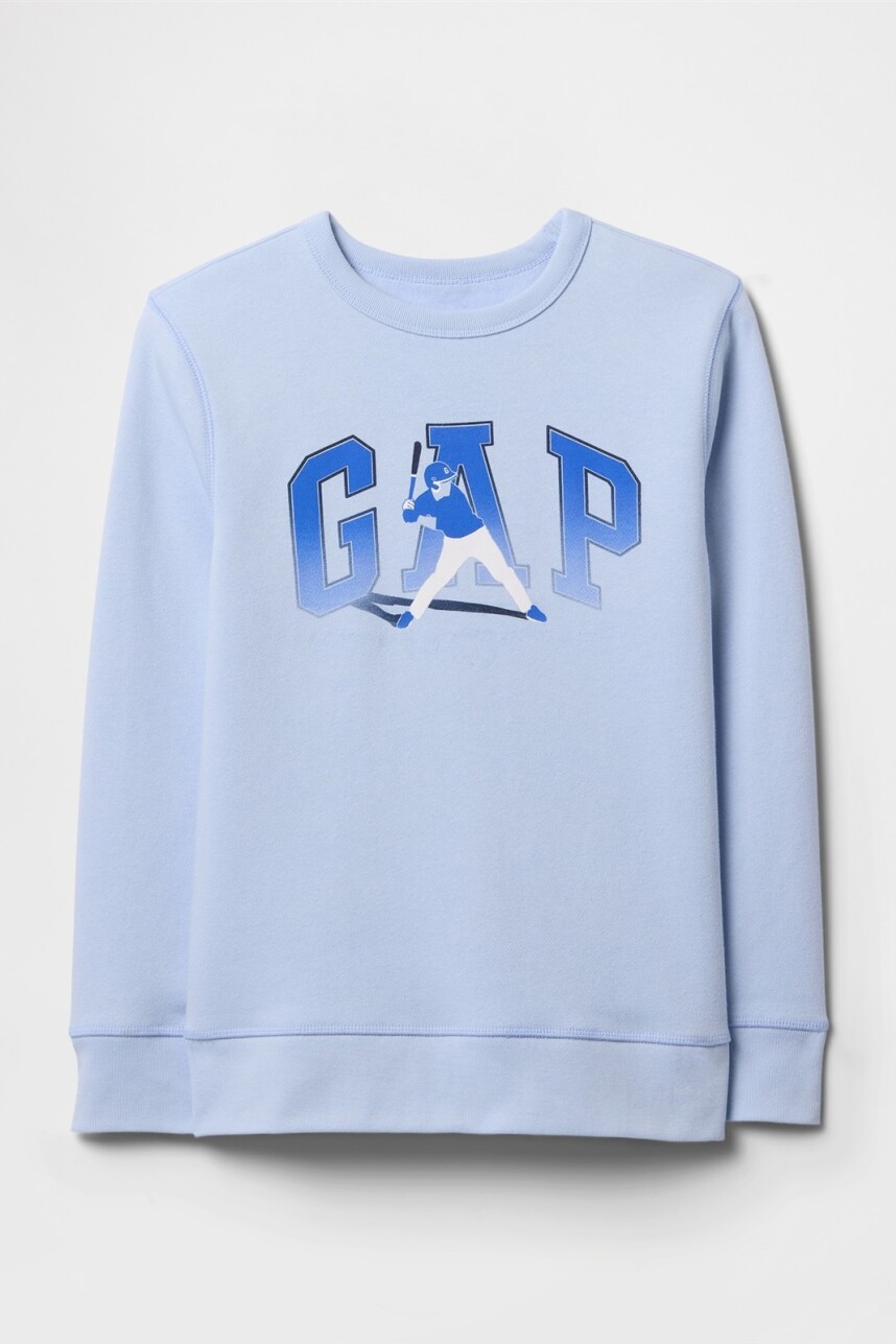 Buzo Deportivo Logo Gap Niño Blue Crystal