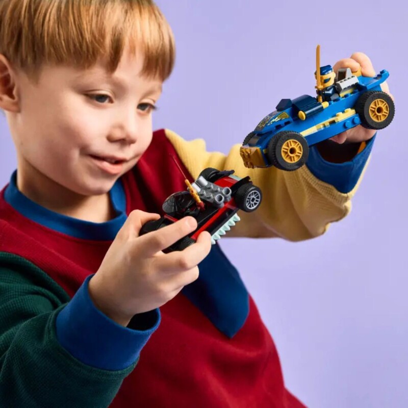 Lego Ninjago desafio a maxima velocidad Rogue vs Drix Lego Ninjago desafio a maxima velocidad Rogue vs Drix