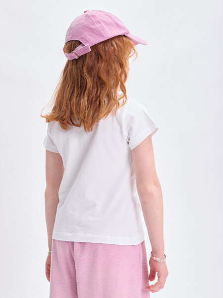 Remera estampa Grafitti Blanco