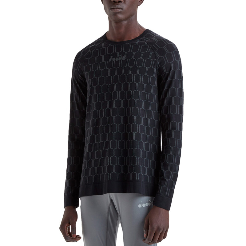 Diadora Ls Skin Friendly T-shirt Negro
