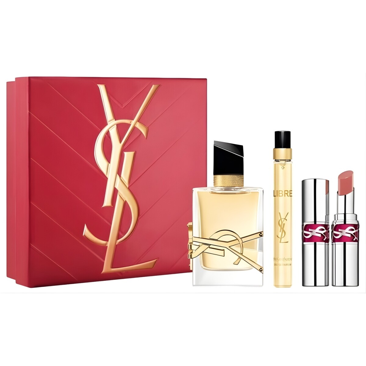 Cofre Ysl Libre Edp 90ml + Edp 10ml + Loveshine Lipstick 44 