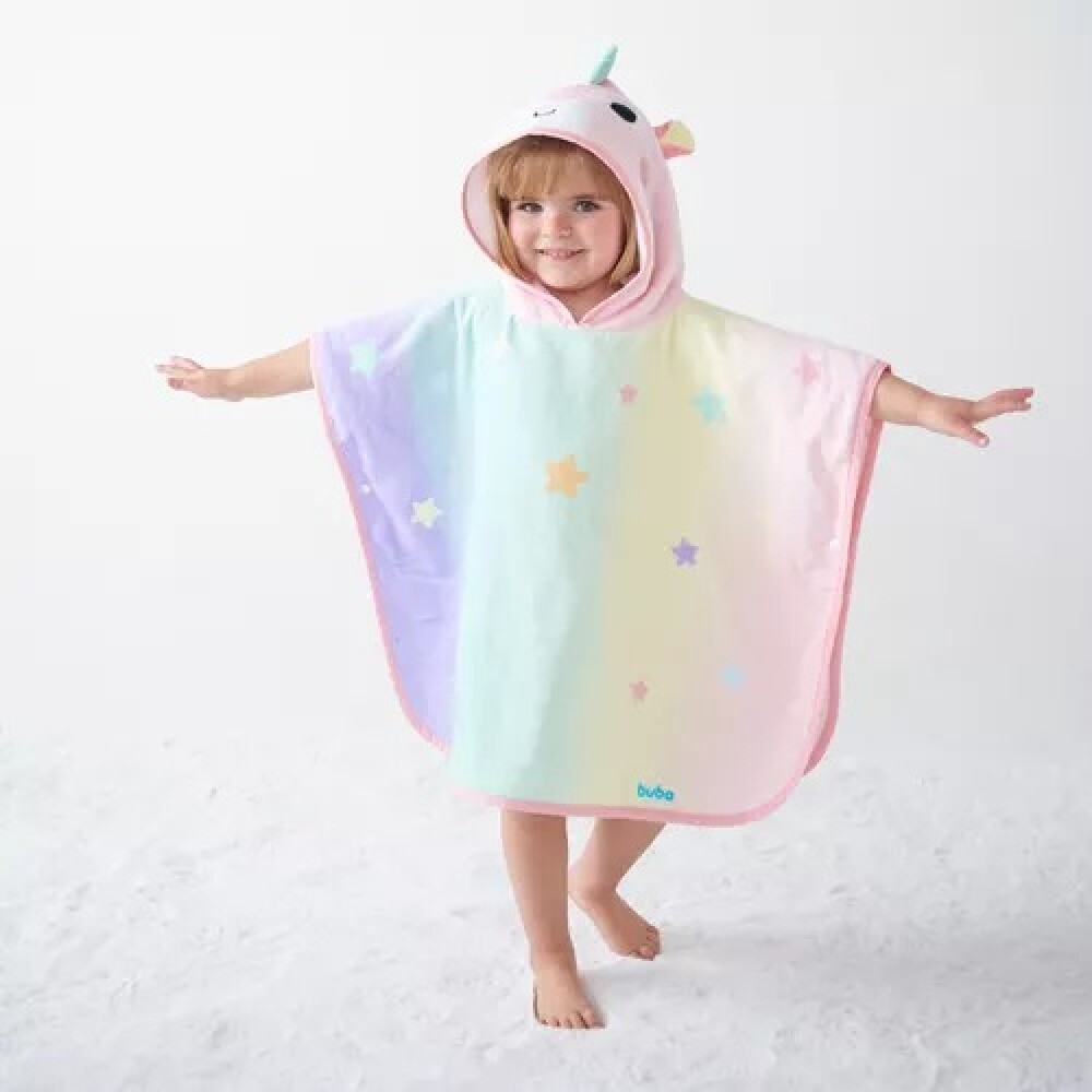 Toalla poncho BUBA BUBAZOO Unicornio