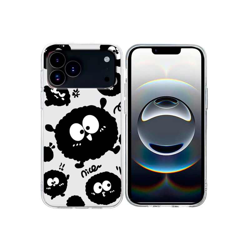 Protector para iPhone 17 Pro diseño ojos animados Protector Para Iphone 17 Pro Diseño Ojos Animados