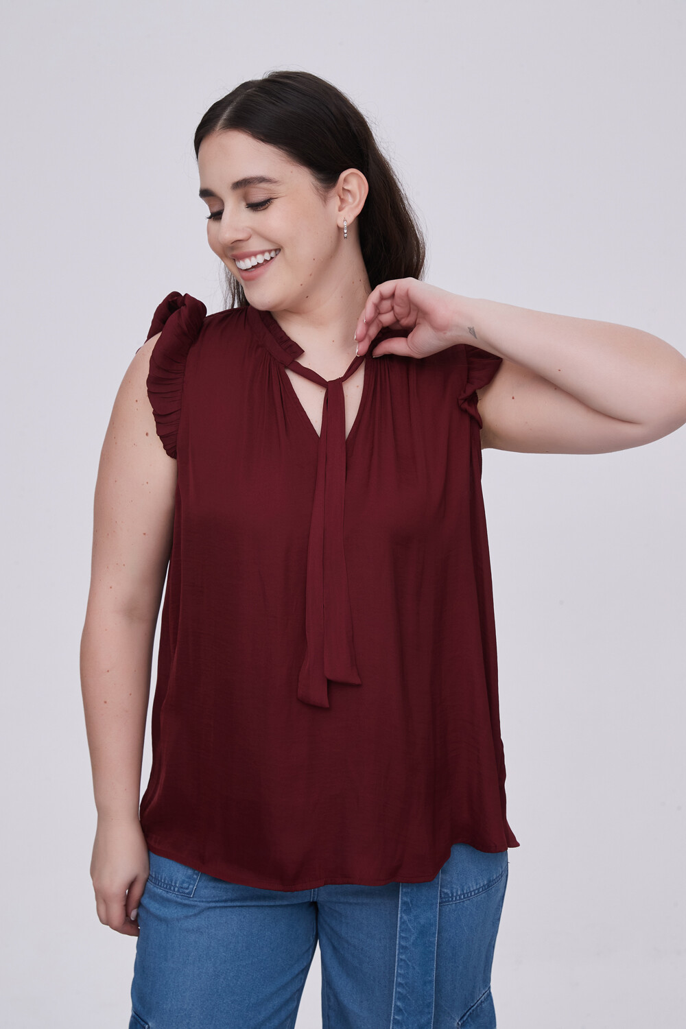 Blusa Daneb Rojo Anaranjado