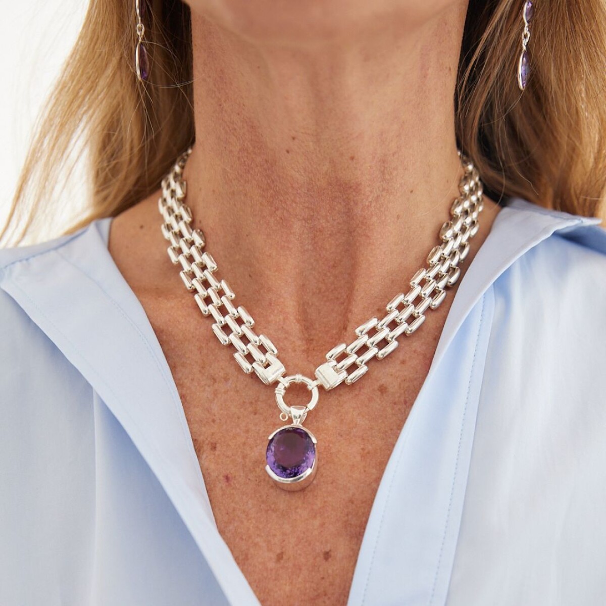 Dije Joy Amatista - Plata 925 