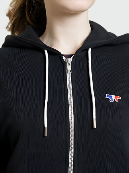 Maison Kitsuné- Chaqueta de algodón con cierre, Par rec 0