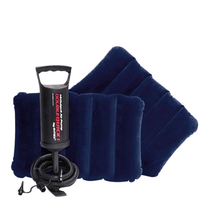 INTEX COLCHÓN INFLABLE CLASSIC SET 2PLAZAS + 2 ALMOHADAS + I Intex Colchón Inflable Classic Set 2plazas + 2 Almohadas + I