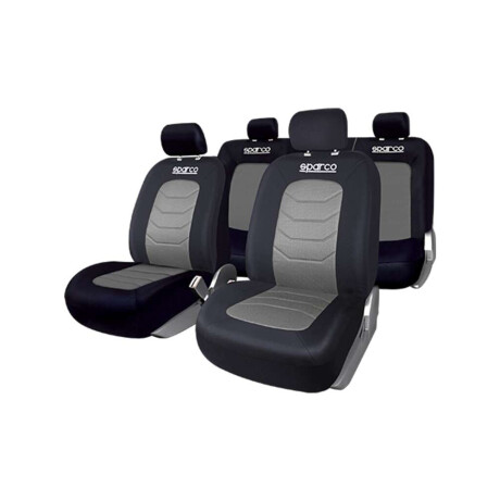 Cubreasientos Funda Auto Sparco Universales Tela Gris
