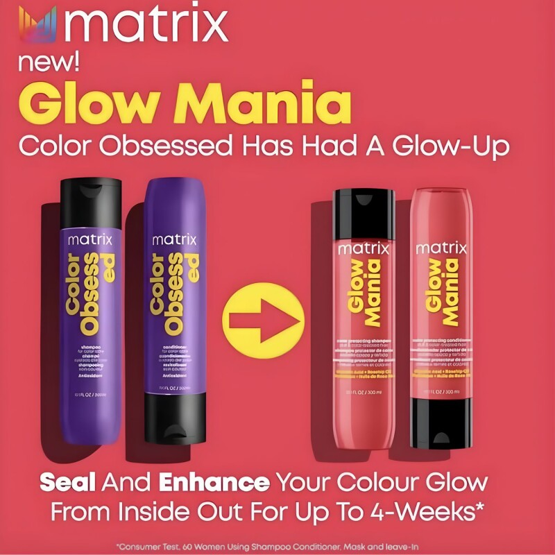 Shampoo Matrix Glow Mania 300ml Para Brillo Y Vitalidad Capilar Limpieza Shampoo Matrix Glow Mania 300ml Para Brillo Y Vitalidad Capilar Limpieza