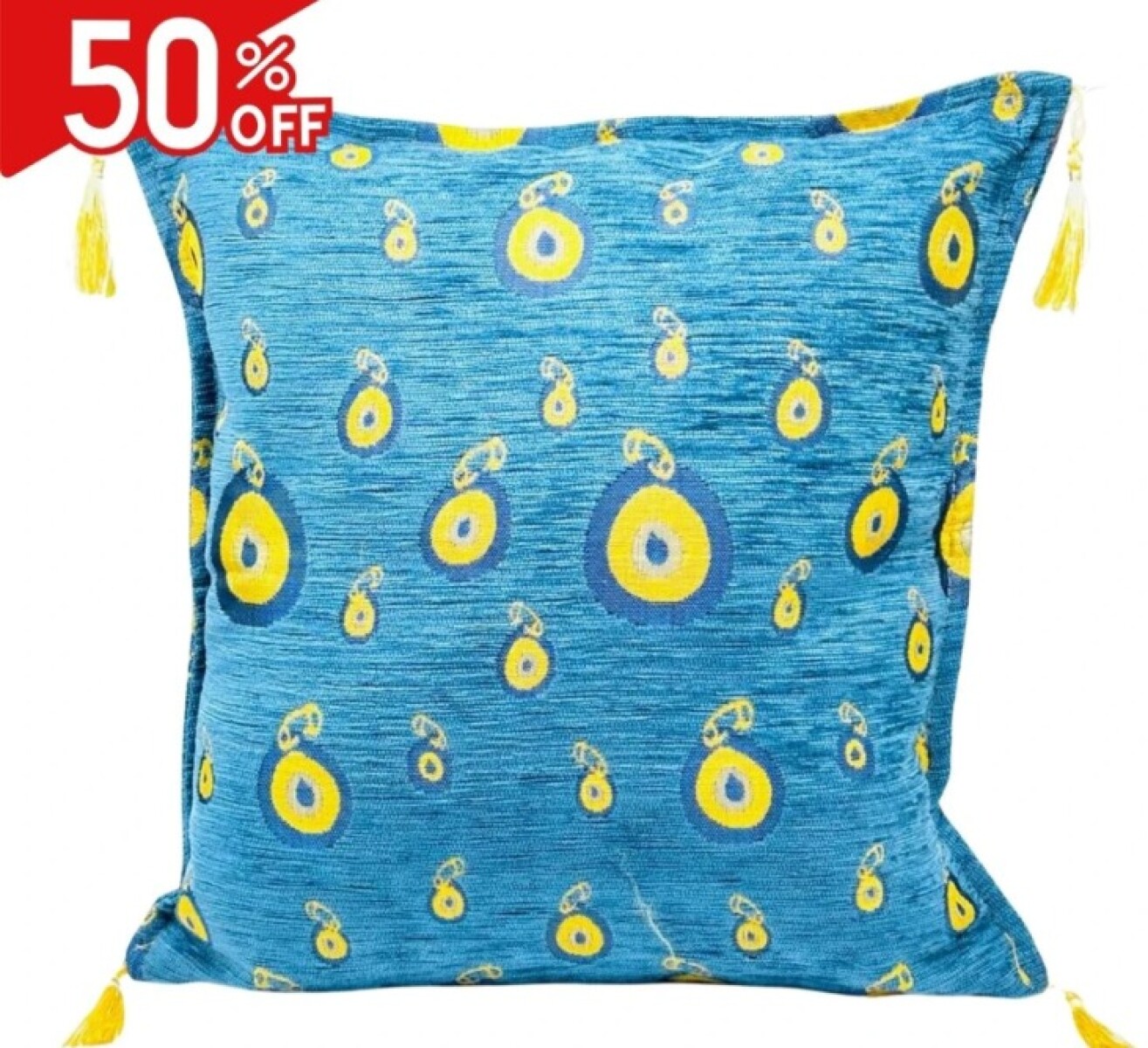 FUNDAS SALE - Funda Almohadón Nazar Azul Jean 