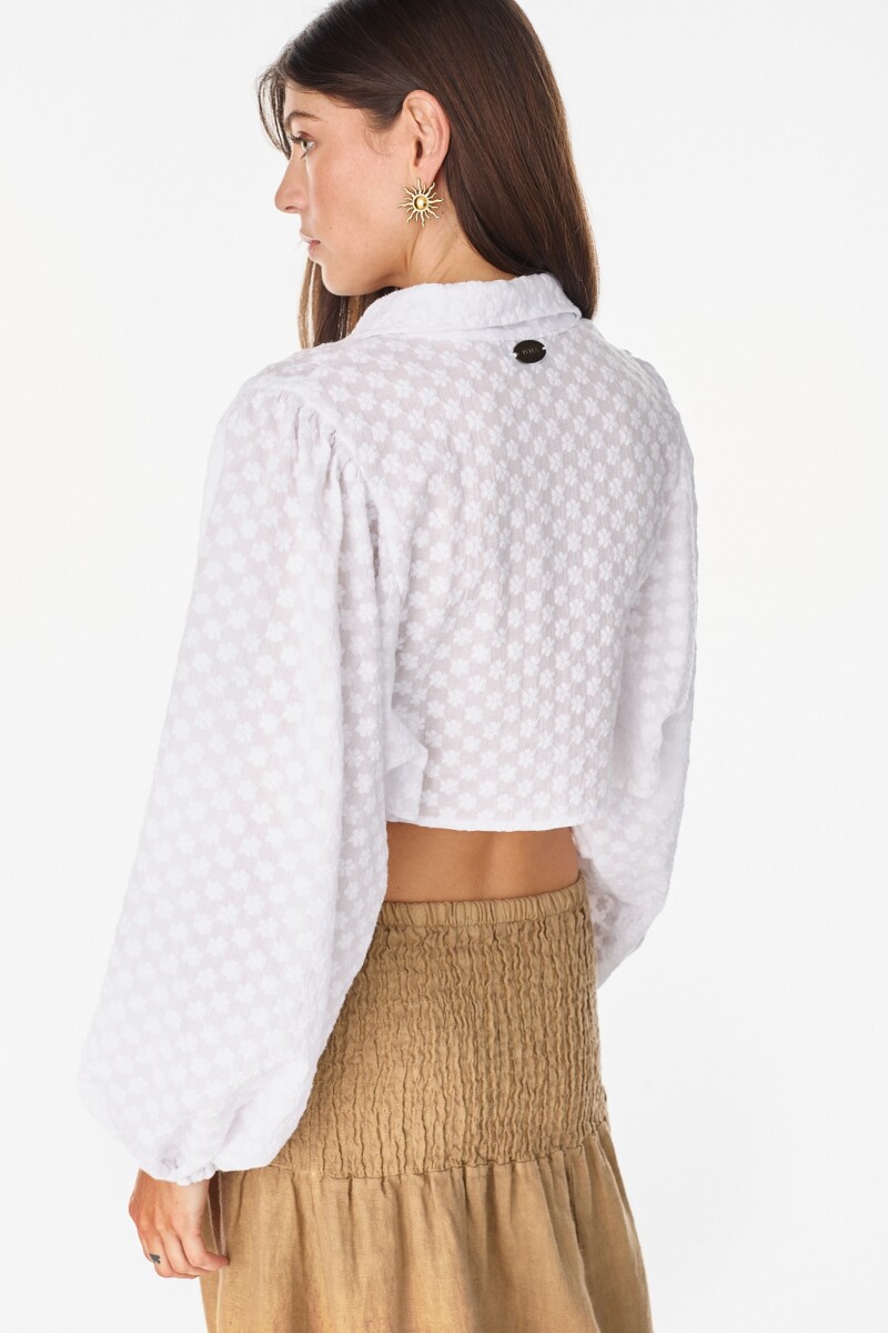 Top Mona Blanco Broderie