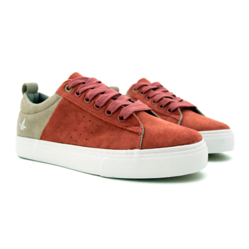 Championes Santa Barbara Praga Suede de Mujer Ladrillo-terracota