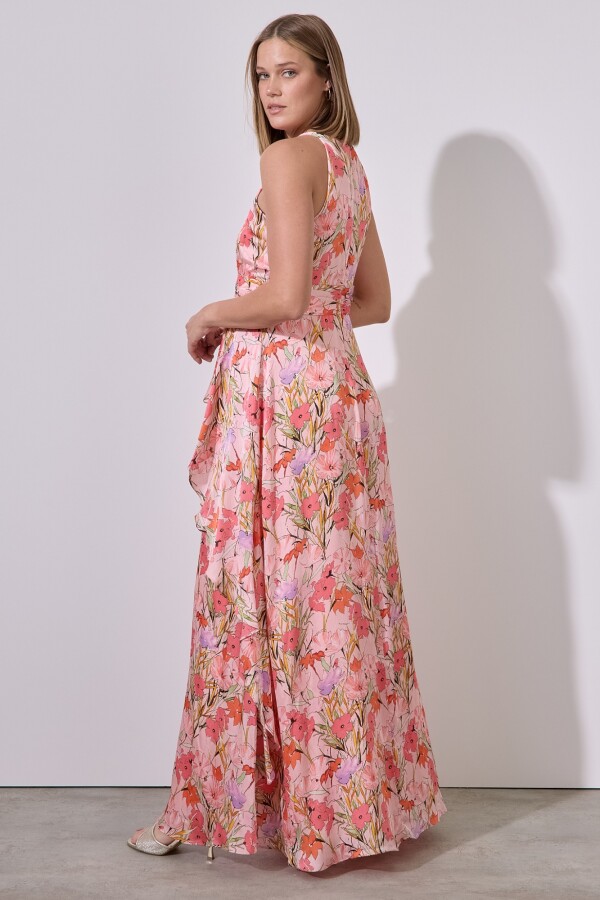 Vestido Maxi Sping CORAL/MULTI