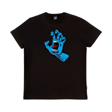 Remera Santa Cruz Screaming Hand Front Negro