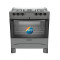 Cocina Enxuta 5 Hornallas Y Horno Supergas Termocupla GRIS