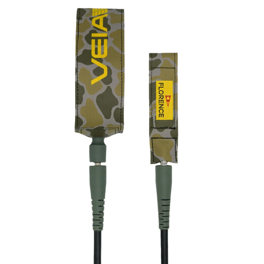 Leash Veia JJF Pro 6' Comp - Florence Camo Leash Veia JJF Pro 6' Comp - Florence Camo