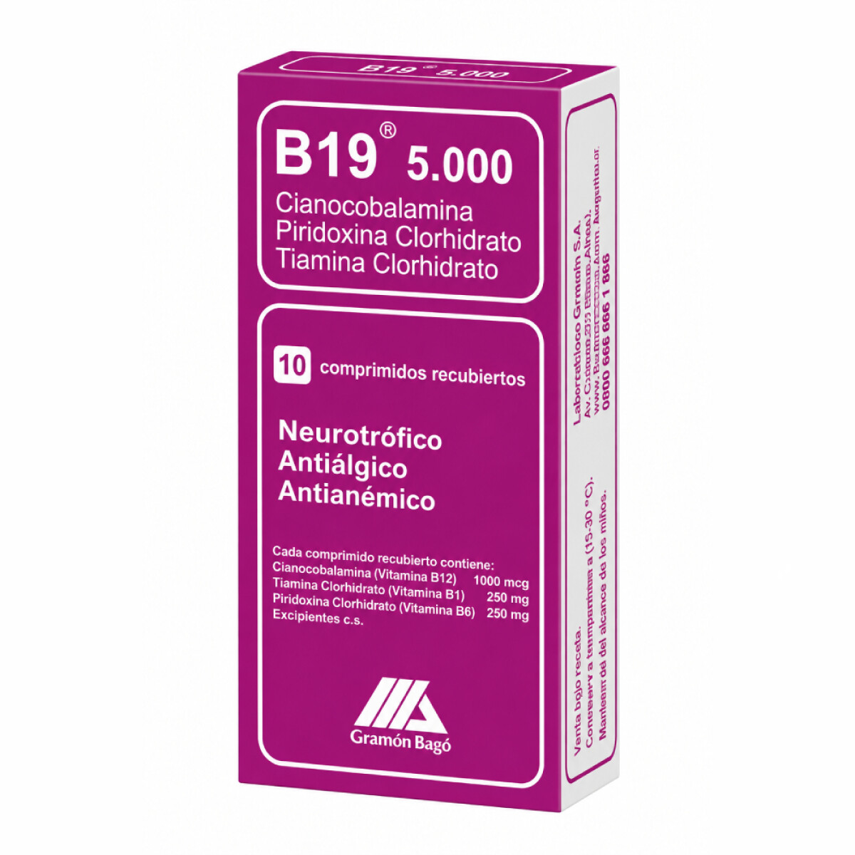B19 5000 10 Comprimidos 